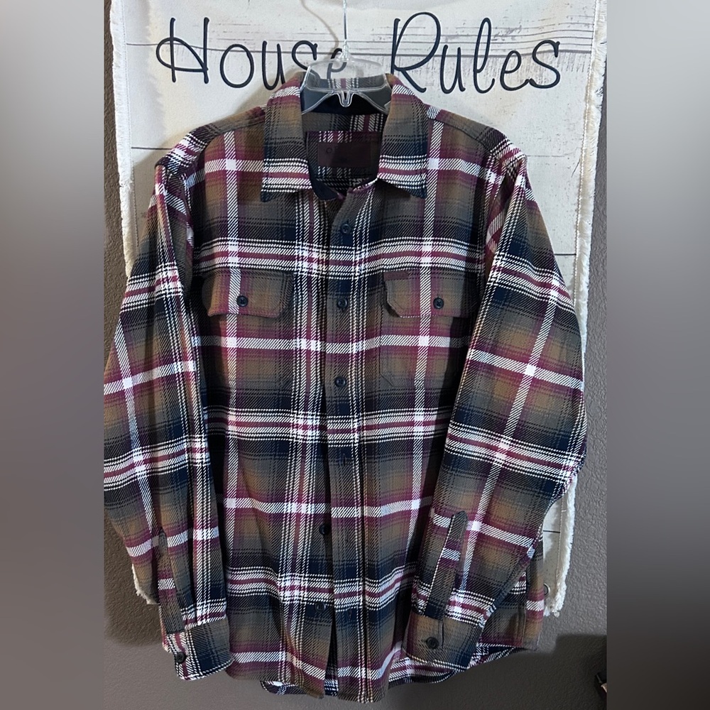 Orvis NWOT Multicolor Plaid Shirt - Picture 1 of 11